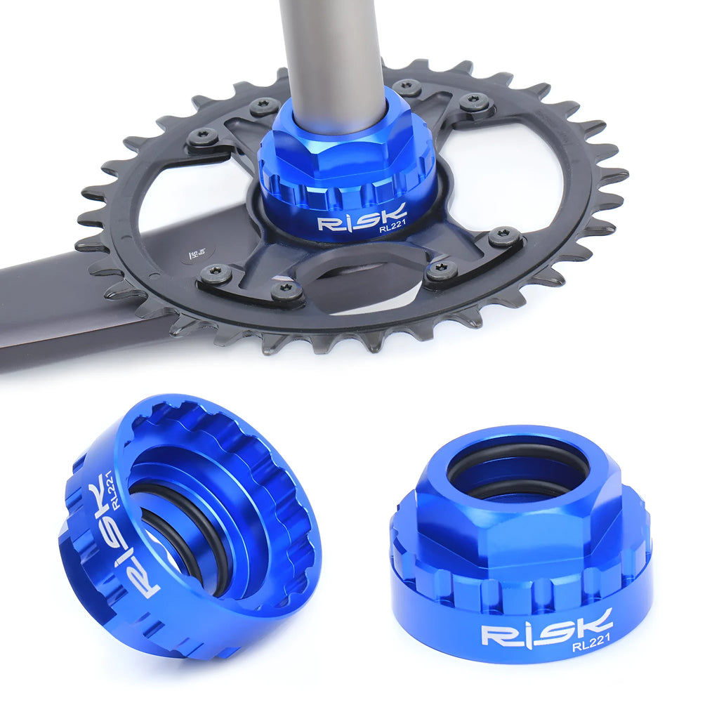 Blue aluminium bicycle wrench for 12-speed direct mount cassette removal on SRAM drivetrains.