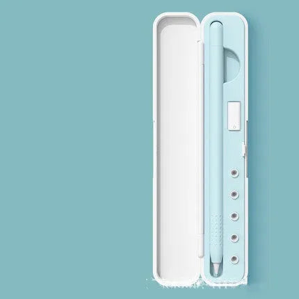 Apple Pencil storage case with hard cover in multiple colours containing stylus and accessories