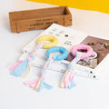 Colourful TPR knot pet toy with soft spines for dogs and cats