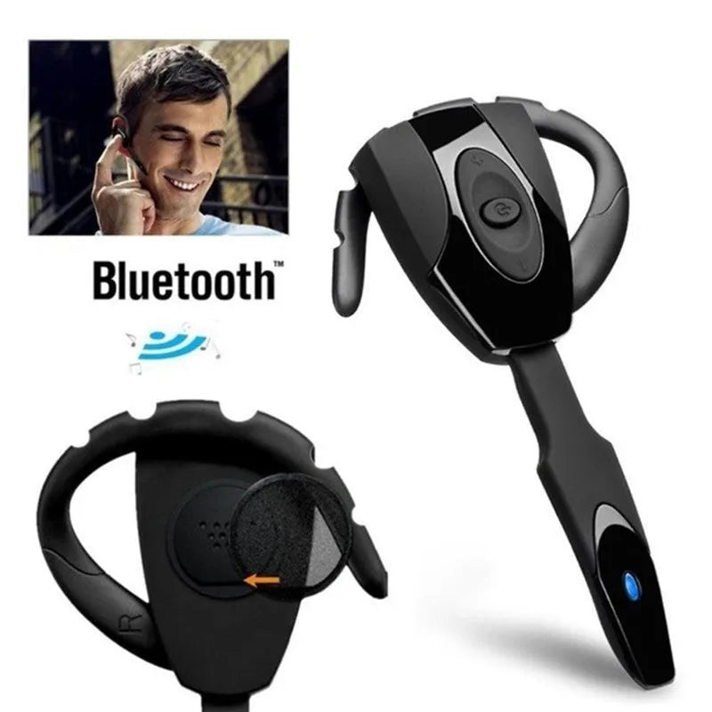 Single-ear Bluetooth business headset in hanging ear design with five colour options