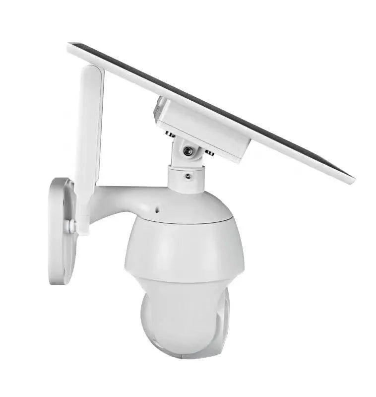 4G LTE solar PTZ dome security camera with 1080P night vision for indoor outdoor use
