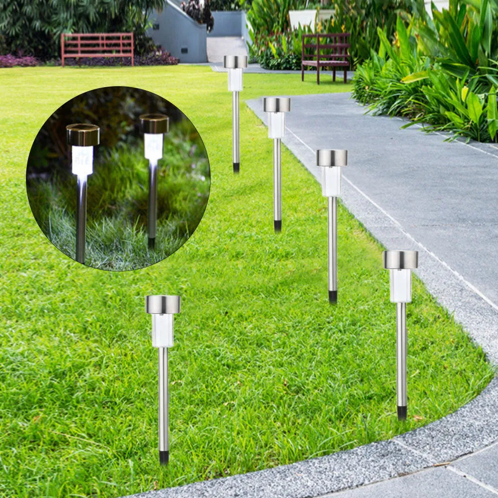 Stainless steel LED garden light with pastoral style design for outdoor landscape lighting