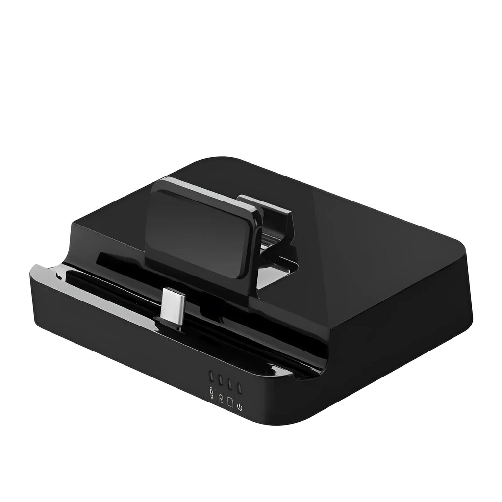 Black mobile phone to HD converter dock for connecting smartphones to HDMI displays