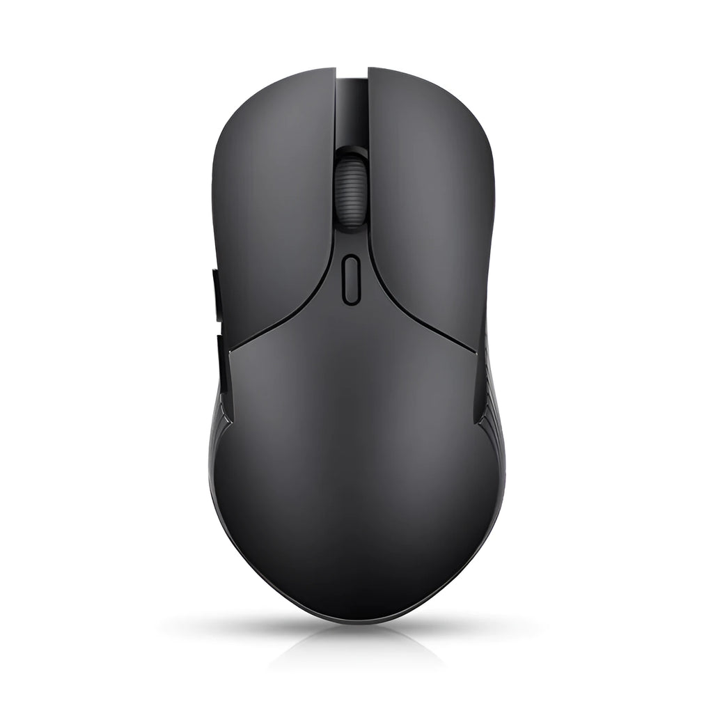 Blue Smart Voice Mouse 2.4G wireless with voice control button on desk