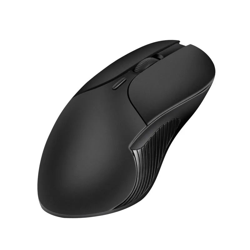 Blue Smart Voice Mouse 2.4G wireless with voice control button on desk