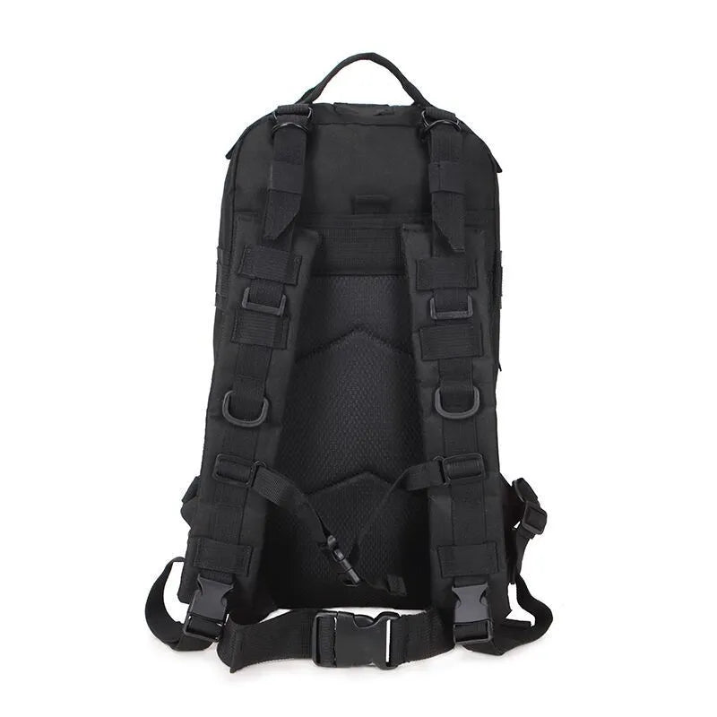 Outdoor sports camouflage backpack in Dead leaf camouflage colour made from 600D encrypted Oxford cloth