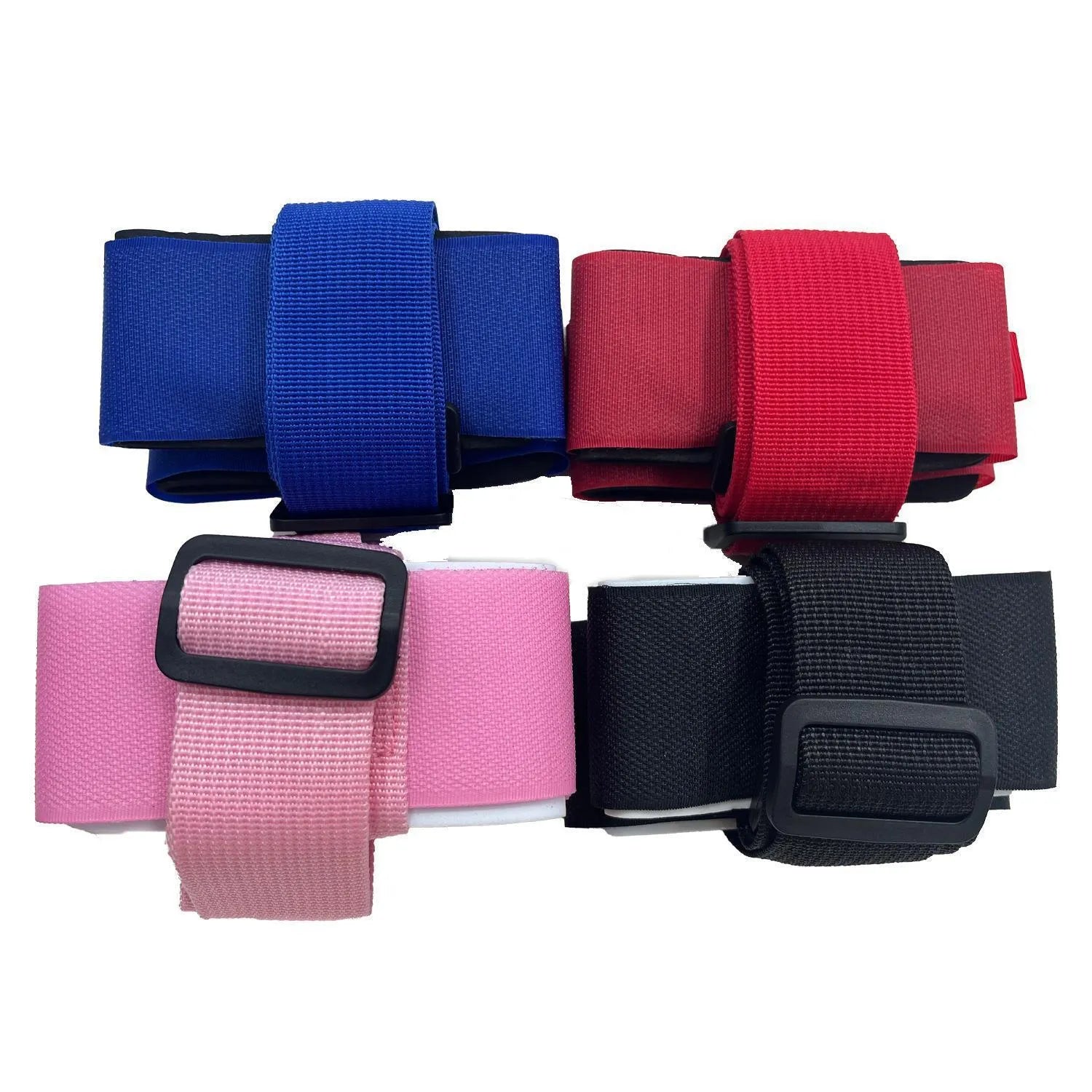 Adjustable hook and loop shoulder strap for portable ski sled transport in multiple colours