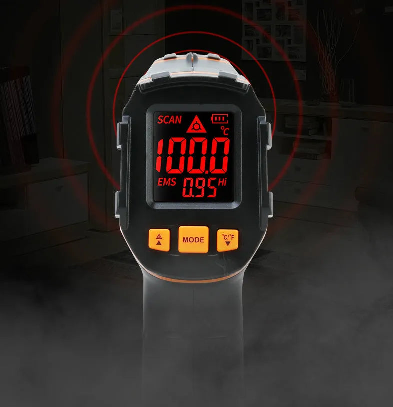 ST390A handheld infrared thermometer with laser sight for non-contact temperature measurement