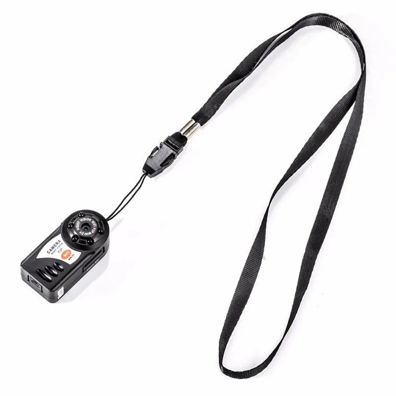 Black wireless wifi security camera with LCD screen and optical zoom lens