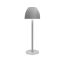 Ins pattern dimming small night lamp with thin round base in black or white colour