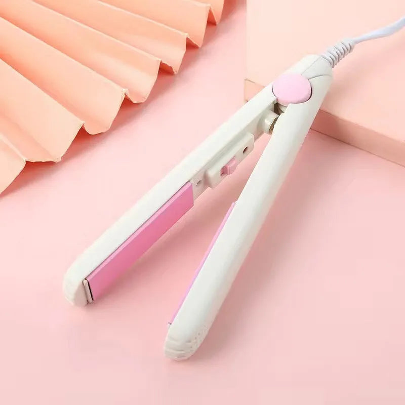 Mini hairdressing splint hair perm tool with straight clip design and storage box in multiple colour options