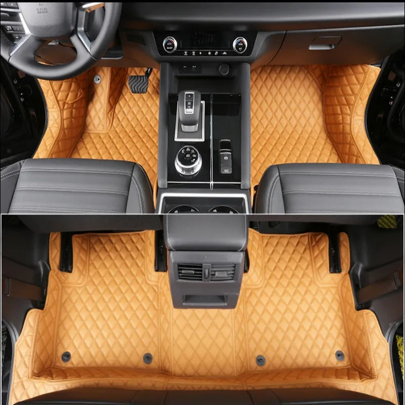 Fully surrounded foot mats for 23 model Outlander 5-seater vehicle floor protection