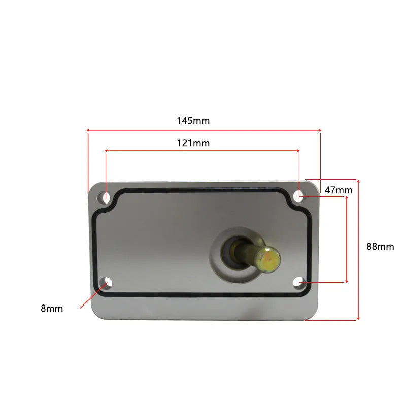Silver aluminium alloy quick short shift gear lever for Horton model cars