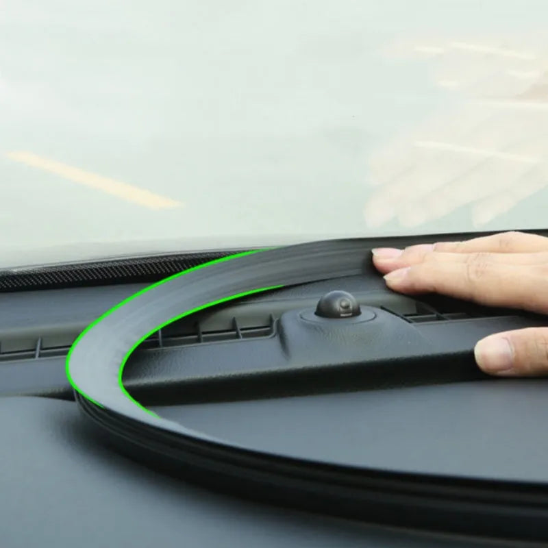 Mitsubishi Outlander dashboard soundproof seal strip with six card slots, 1.6 metre silicone construction