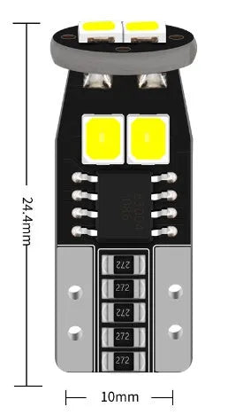 Small 10mm car license plate light with 2.1W output for vehicle registration illumination