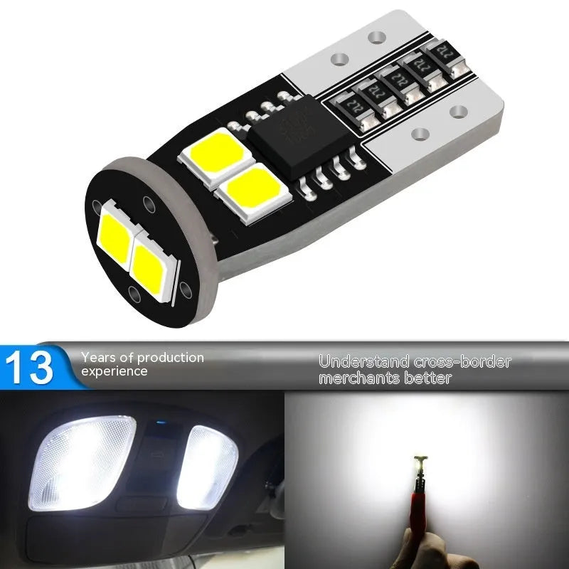 Small 10mm car license plate light with 2.1W output for vehicle registration illumination