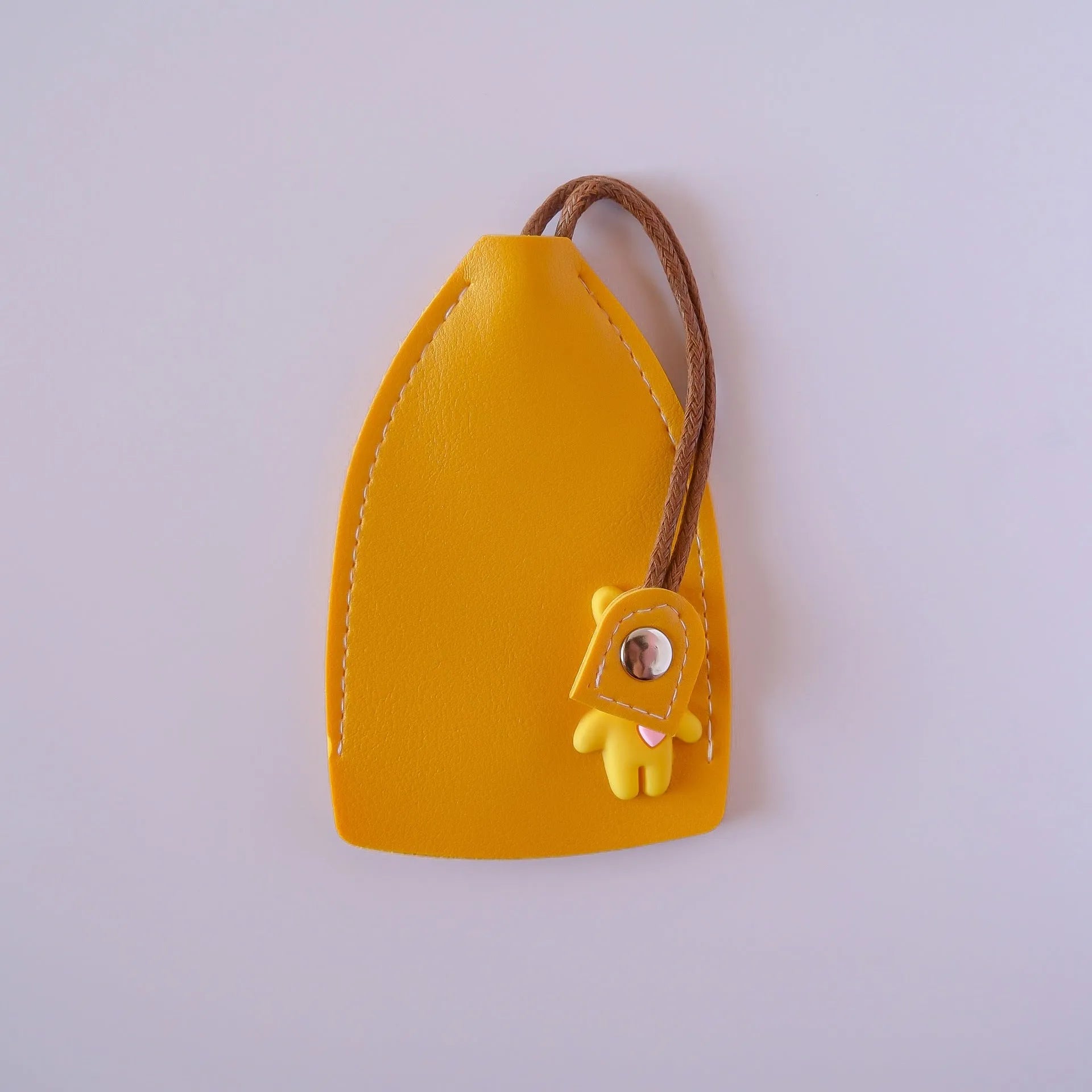 Universal large capacity PU leather car key case in various colours with credit card storage slots.