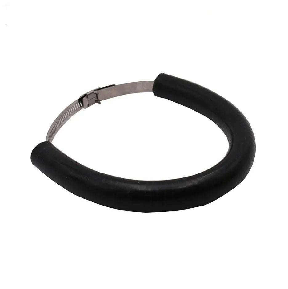 Universal motorcycle exhaust pipe anti-drop wring in stainless steel with black, blue, and orange colour options