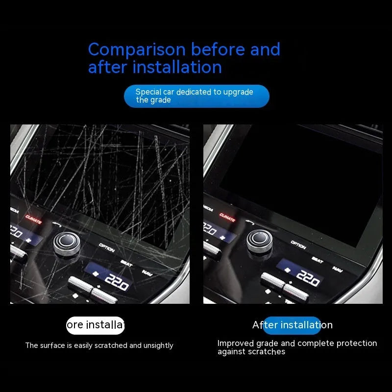Transparent TPU protective film for BMW 3 Series dashboard and central control console