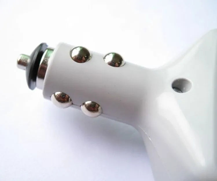 Car cigarette lighter power adapter with USB port for mobile phone charging