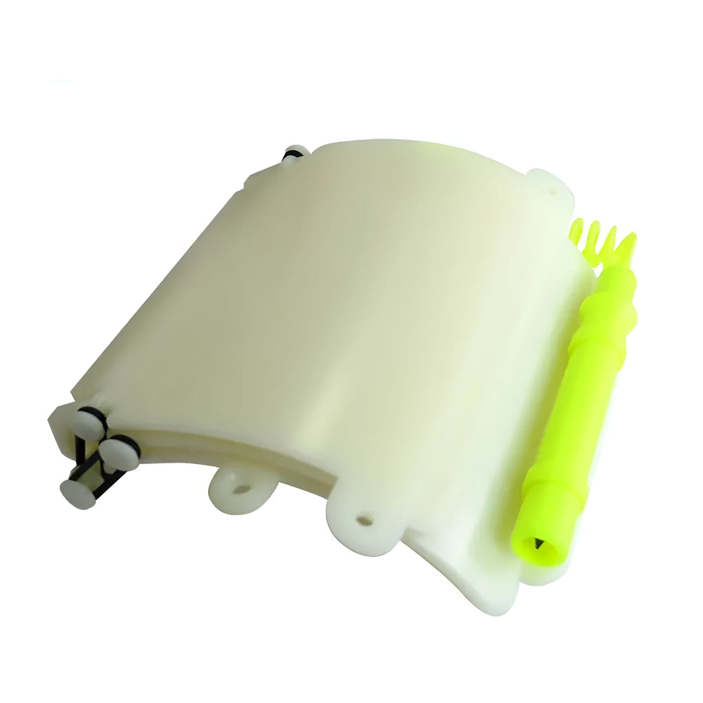 White luminous underwater writing slate wristboard for scuba diving communication