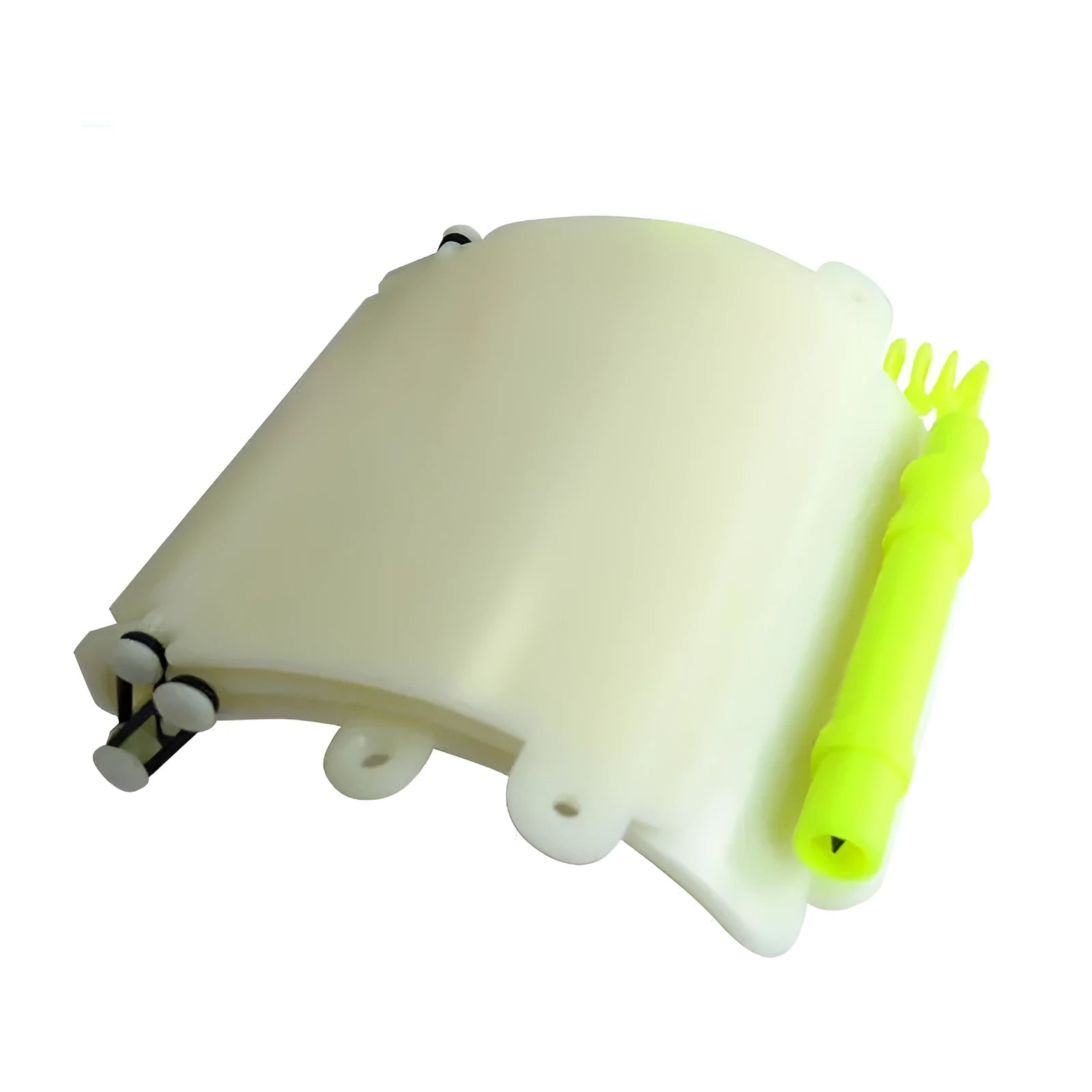 White luminous underwater writing slate wristboard for scuba diving communication