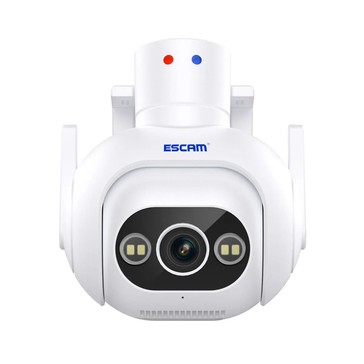 Smart colour night vision 4MP security camera with wall mount bracket