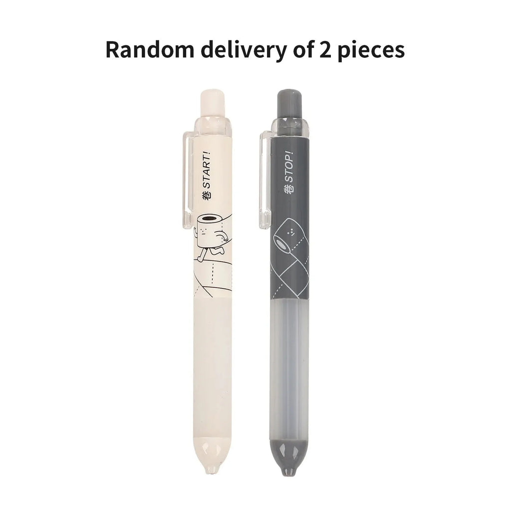 Activity 0.5mm mechanical pencils with cloud grip, one black and one white