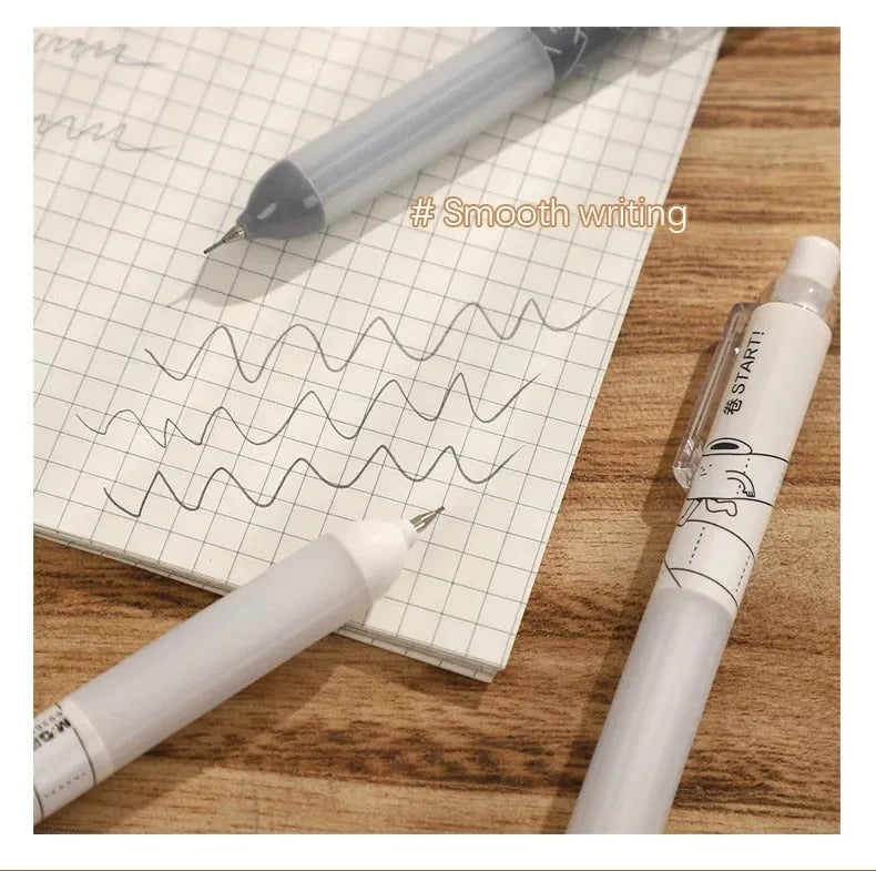 Activity 0.5mm mechanical pencils with cloud grip, one black and one white