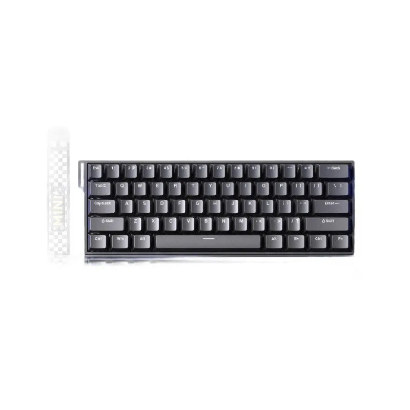 Magnetic axis mechanical keyboard with RGB lighting and custom side engraving designs