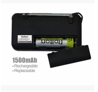 Rolton W405 portable FM radio speaker with MP3 player function in compact design