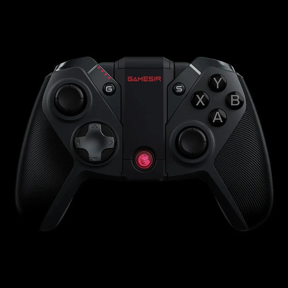 Black Gaishi USB-C wired game controller with vibration feedback for console gaming accessories