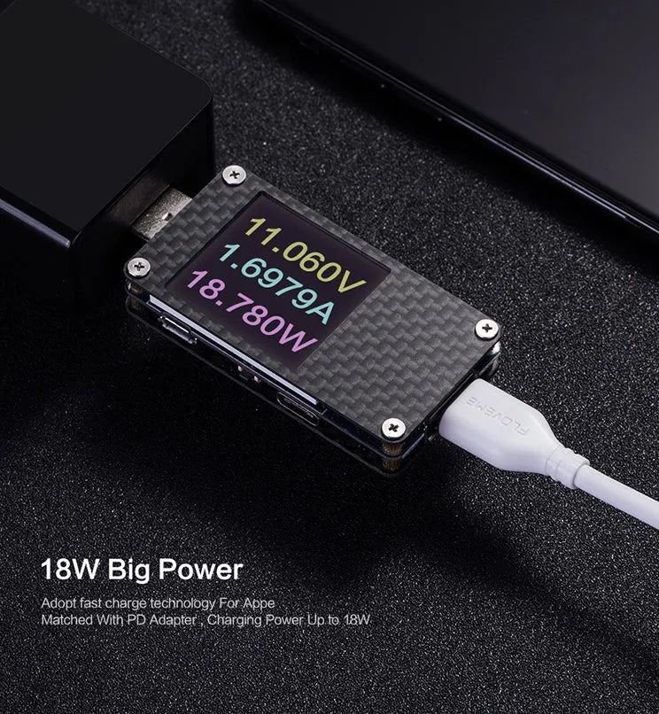 White braided nylon USB-C to Lightning cable with aluminium connectors, shown at full 2.4m length.