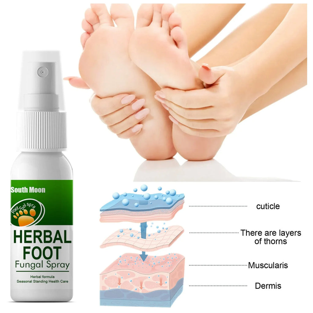30ml foot care spray bottle for nourishing and hydrating foot skin