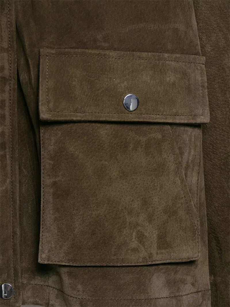 Women's casual PU leather jacket in pictured colour with regular fit and Asian sizing