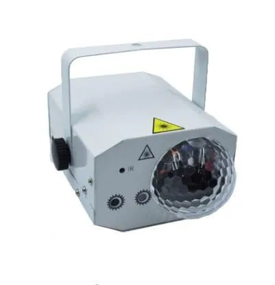 Black LED laser magic fan projection lamp with red and green laser lights for KTV and stage use