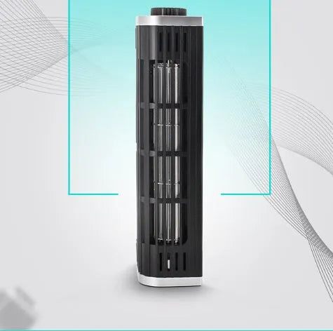 Black notebook cooling pad with adjustable fan speed control showing 294cm length and USB power connection