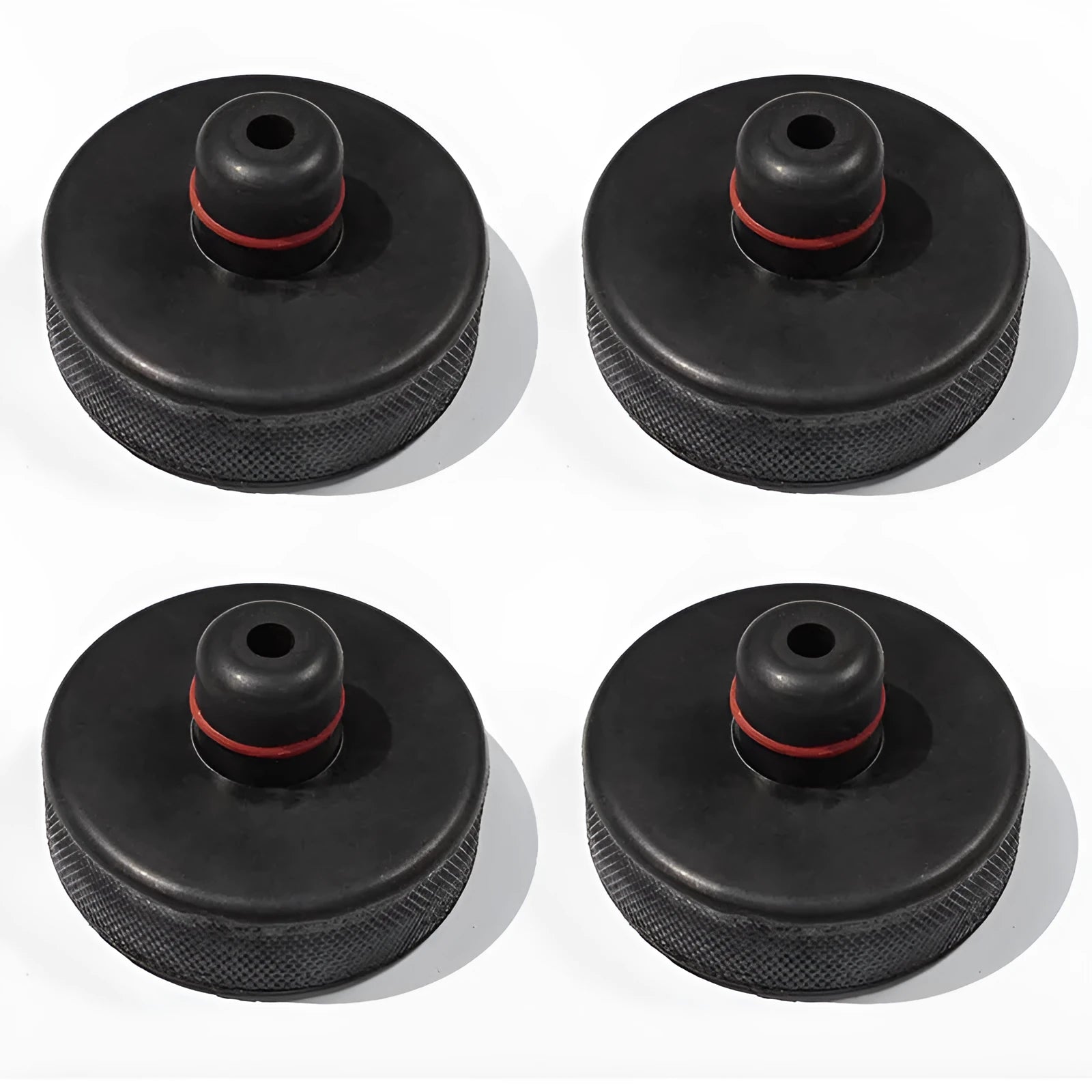 Tesla Model 3 jack pad with rubber ring pattern on chassis lifting point