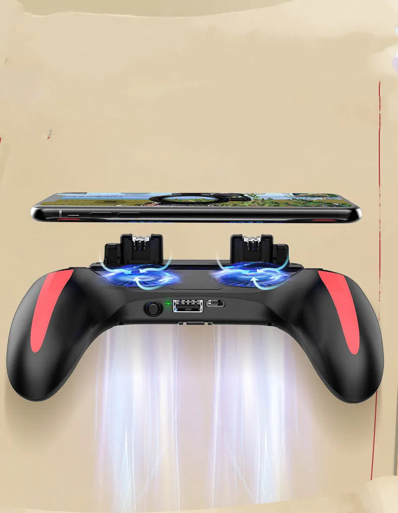 H10 mobile phone cooling fan accessory with touch screen control for 4.7 to 6.5 inch smartphones.