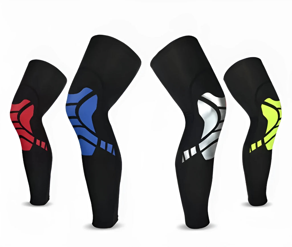 Compression calf leg sleeve for men women cycling running basketball in black blue