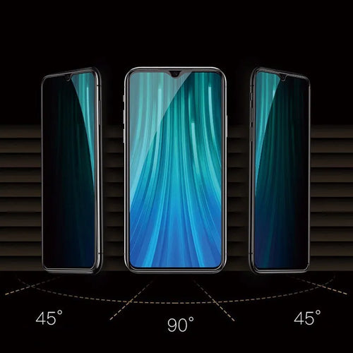 Anti-spy screen protector for Poco and Redmi smartphones with privacy protection technology