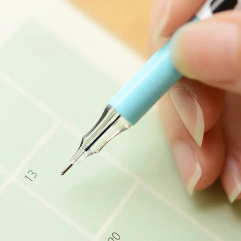 Cow colour gel pen set with 0.38mm tips and 12 different colour refills