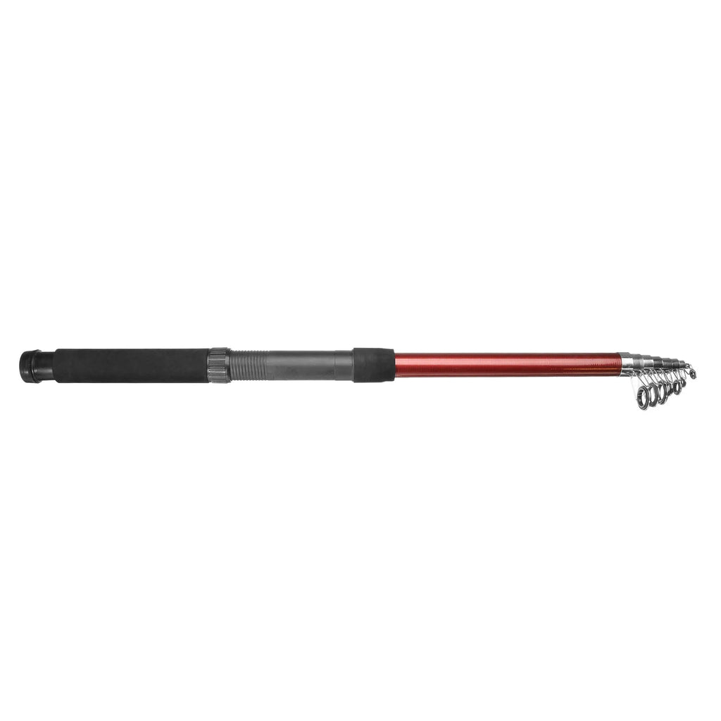 White LED fishing rod light with remote control on telescopic pole for night fishing and camping