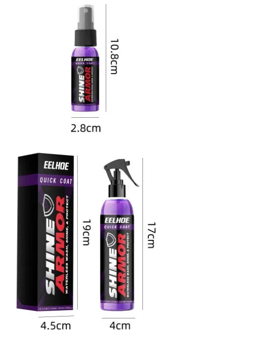 Automobile nano coating spray in hand spray bottle, microplated crystal car coating agent