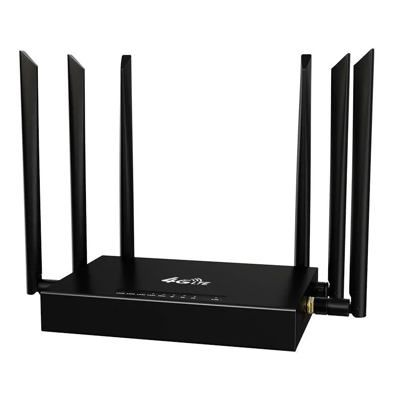 ED128 industrial iron box 4G router with optional dual antennas