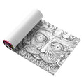 Acid tour colour painting book with paper construction measuring 200mm in length