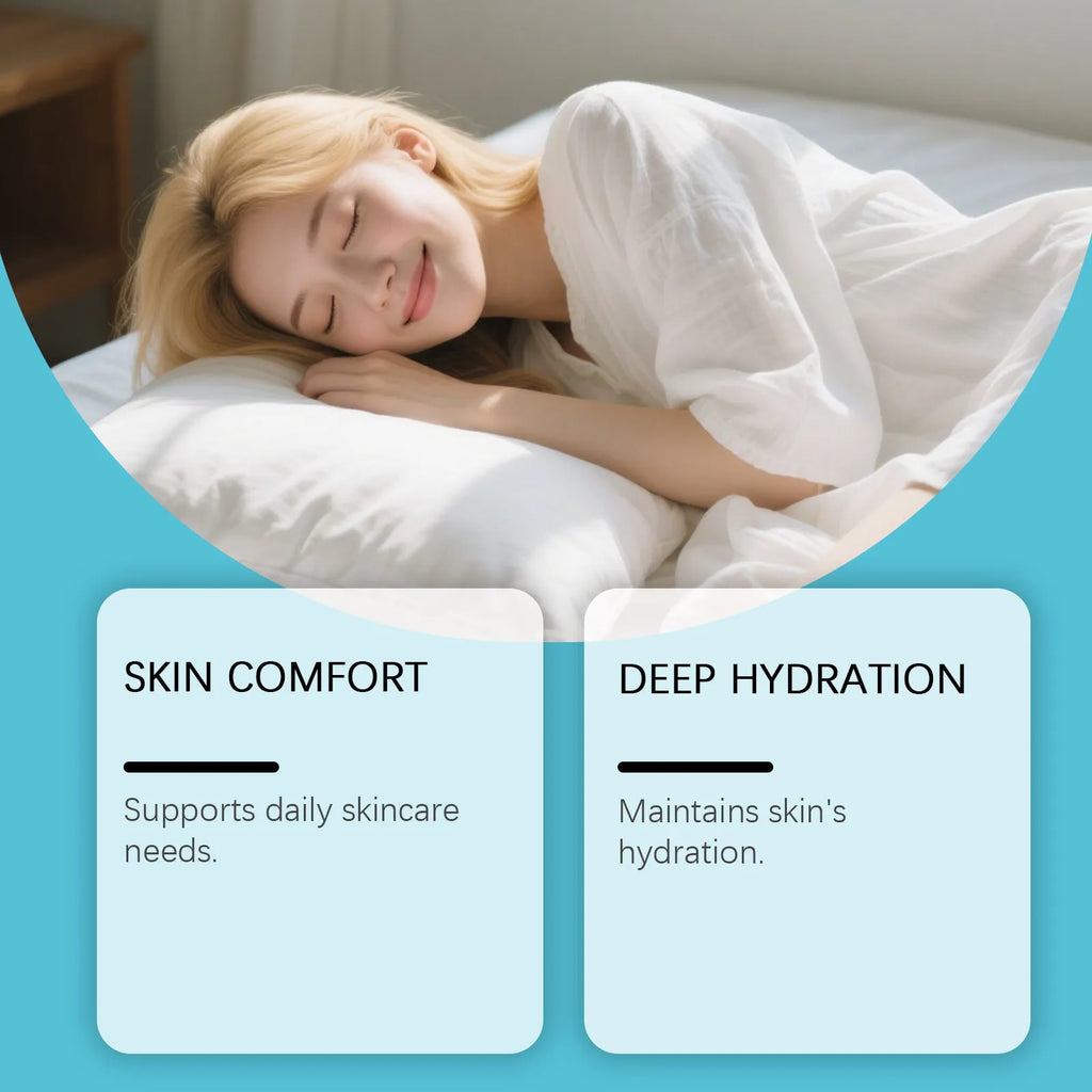 50g gentle hydrating body moisturising cream in white container with aloe vera extract