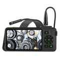 Handheld industrial endoscope with 4.5-inch screen and 5.5mm camera on 1 metre cable for pipeline inspection