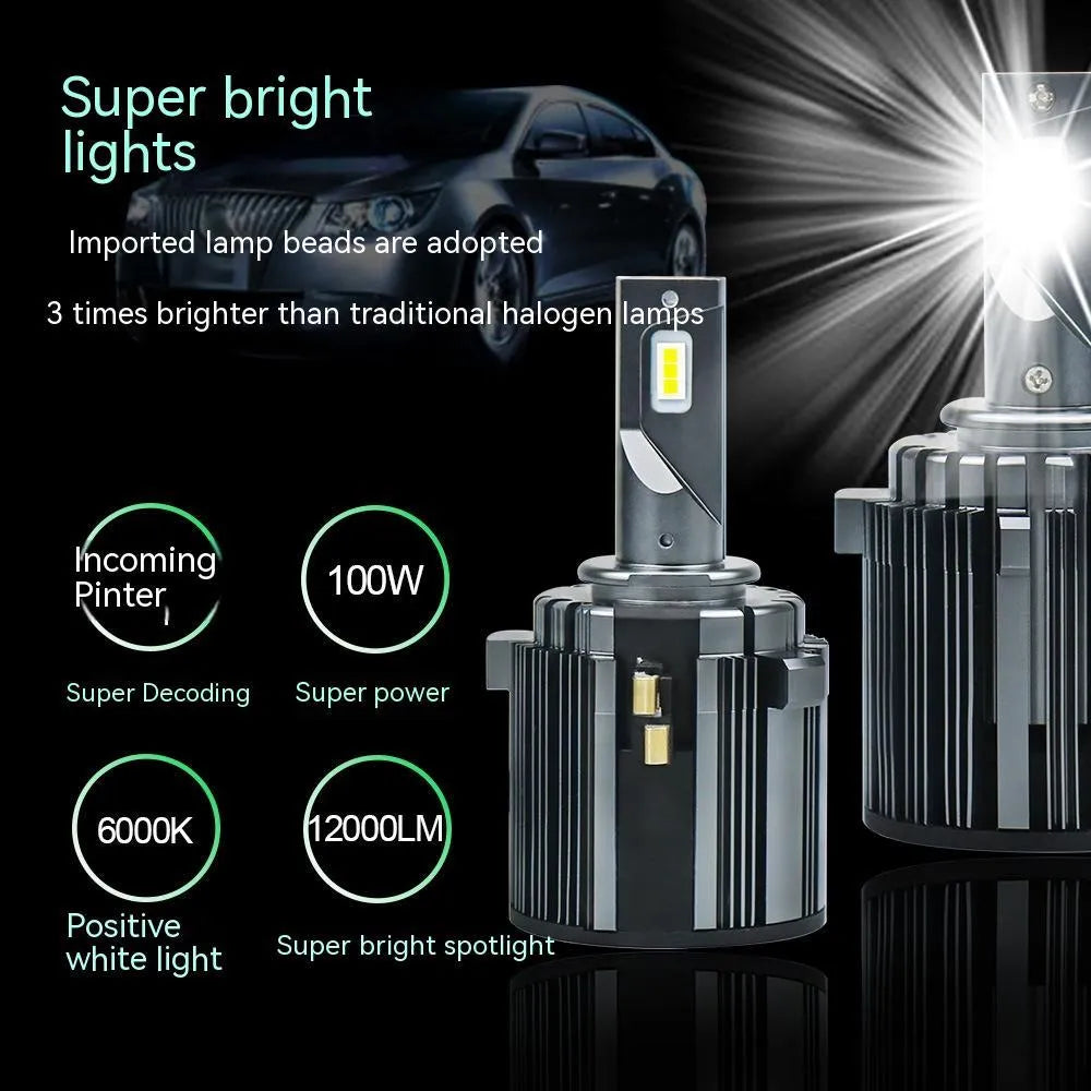 Golf 7 Touran L specific LED low beam headlight unit with aviation aluminium alloy housing.