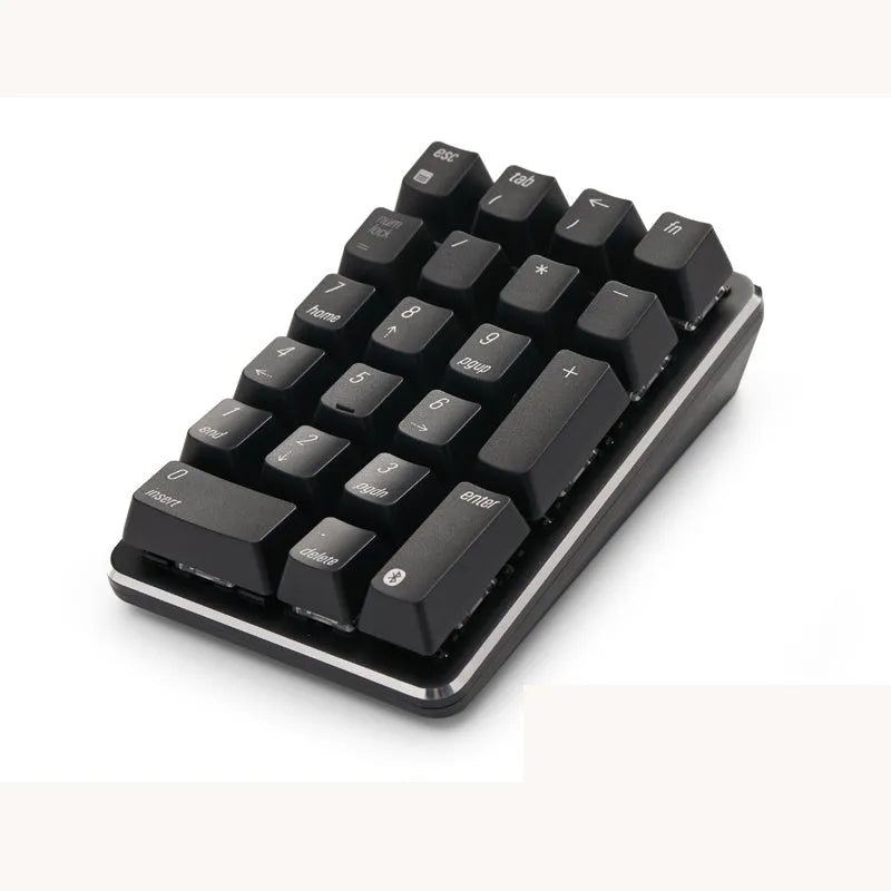Magic Egg Bluetooth wireless mechanical numeric keypad with red shaft keys and compact plastic body